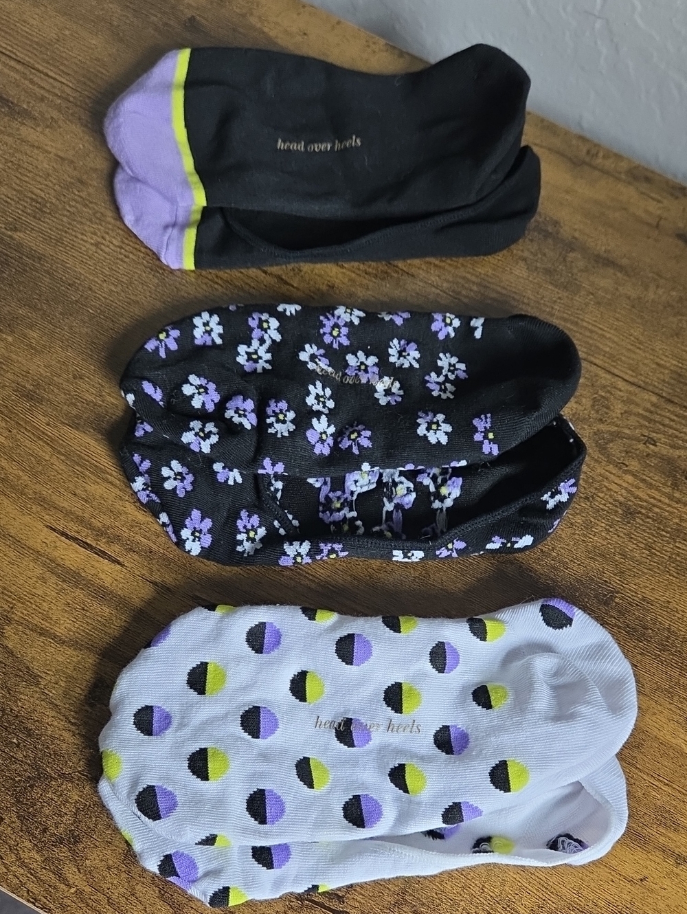 Kate Spade Head Over Heels Women's No-Show Socks - 3 pairs